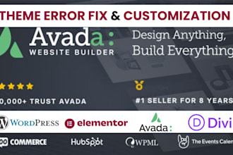 fix wordpress divi theme, avada theme issue, divi builder issue or xstore theme