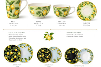 work ceramic decal tableware artwork with color separation