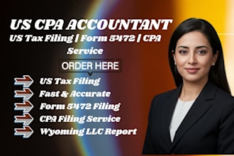 prepare and file wyoming llc annual report for llc corp, usa tax filling cpa