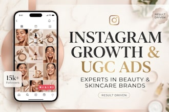 manage instagram growth and ugc ads for beauty brands