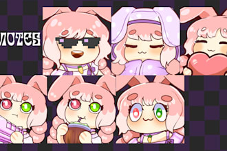 draw custom emotes for discord or twitch