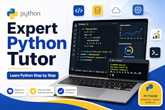 be your expert python tutor for coding lessons