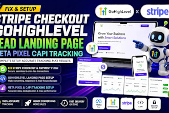 fix stripe checkout gohighlevel lead landing page meta pixel capi tracking