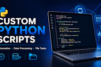 build custom python script for automation