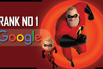 push your website on google first with high authority seo backlinks