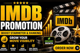 imdb promotion starmeter boost imdb page movie film organic promotion drama page