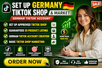 set up germany tiktok shop manage germany tiktok shop germany shopify tiktok ads