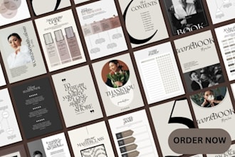 design professional lead magnet, ebook, workbook, freebie