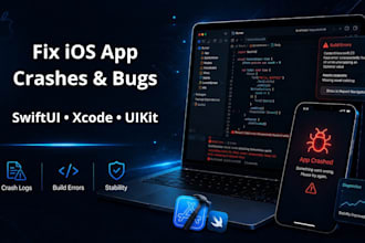 fix ios app crashes, swiftui bugs, and xcode errors