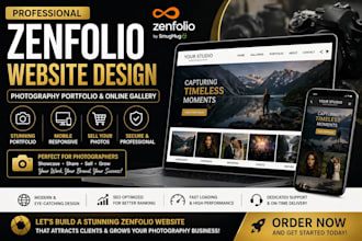 design zenfolio website photography portfolio and online gallery