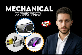 design mechanical product design and industrial product design iwith solidworks