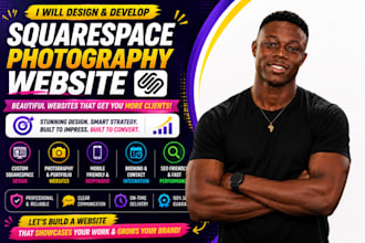 build squarespace photography website squarespace website development