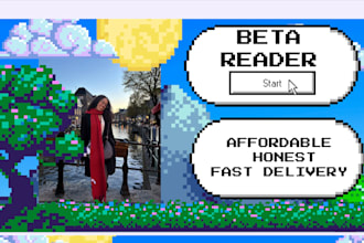 read your book and give you honest feedback