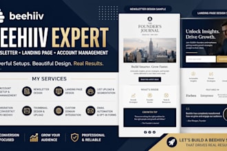 setup beehiiv newsletter, landing page beehiiv account manager, template catalog