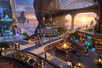 build vrchat world club assets vrc map 3d environment interactive metaverse