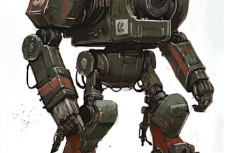 high quality robot, mecha concepts