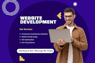 build a professional website for your small business