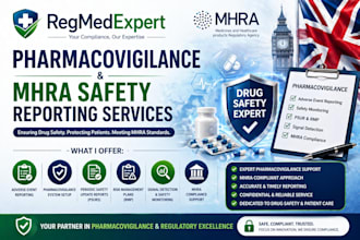 provide pharmacovigilance and mhra safety reporting services