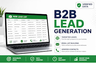 do b2b lead generation and targeted email list building