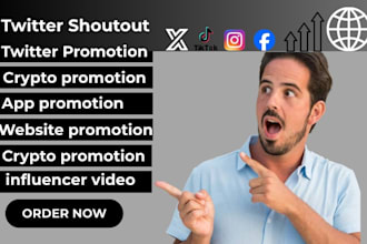 promote your brand with viral influencer videos and targeted twitter shoutouts