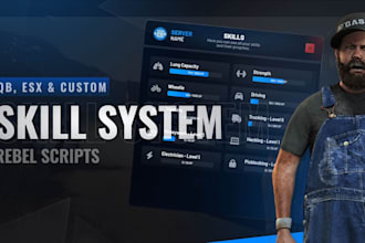 be your expert fivem developer, script any system, esx, qb core, map