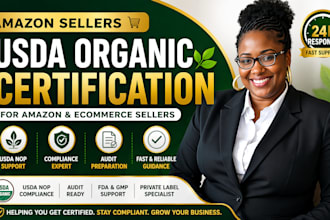 guide your amazon fba or food brand through usda organic and fda compliance