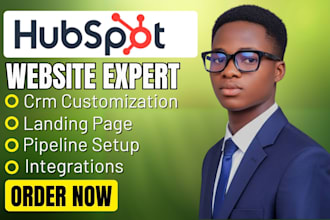 be your hubspot CRM expert hubspot landing page hubspot automation hubspot CRM