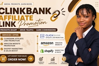 clickbank affiliate links, shopify store, amazon website traffic