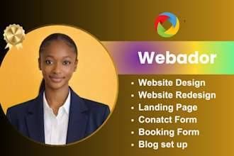 design or redesign a mobile optimized webador website that converts visitors