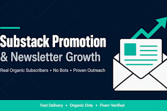 do substack promotion substack newsletter growth organic substack subscribers