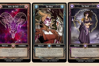 design custom trading card game, tcg card template, sports card game box