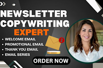 write email newsletter and email copywriting campaign that converts, sales email