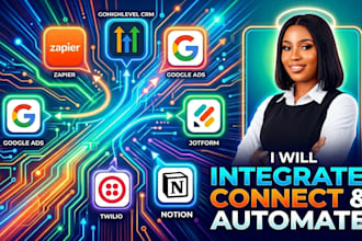 integrate connect zapier gohighlevel CRM google ads jotform twilio notion