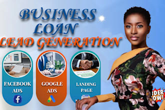 business loan leads mca leads sba loan business financing facebook google ads