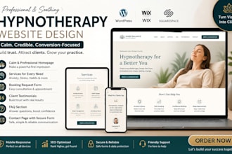 wellness website hypnosis website hypnotherapy website hypnotherapist website