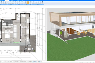 do 2d, 3d architectural drawings for summer house, basement, patios,sheds design