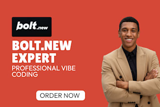 build and customize your bolt new app or bolt new website