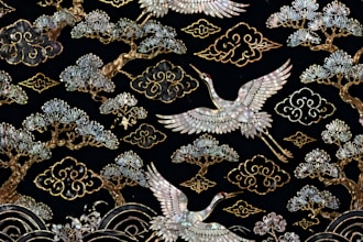 traditional asian pattern design