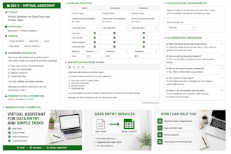 virtual assistant for data entry and simple tasks
