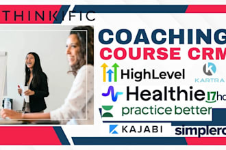 set gohighlevel kajabi kartra practice better healthie thinkific simplero 17hats