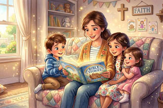 christian children story book illustration picture book design christian book