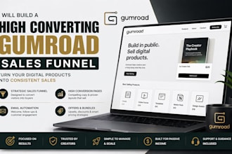 build a high converting gumroad sales funnel for your digital products