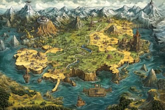 custom fantasy maps for your story