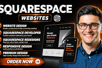 develop squarespace website, edit business website, redesign squarespace website