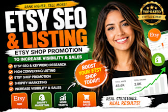 esty shop promotion esty SEO listing esty product listing to increase visibility
