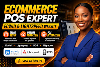 ecwid store lightspeed website ecommerce setup pos migration