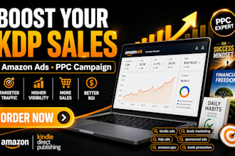 amazon KDP ads expert boost book sales with sponsored ads PPC campaign