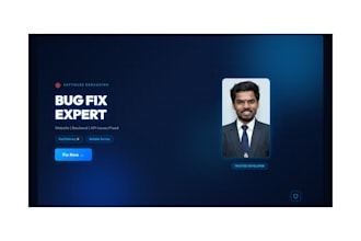 fix bugs in your website, API, or backend fast