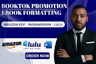 do booktok promotion format hardcover ebook amazon kdp lulu publish