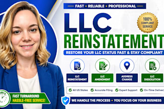 reinstate your llc and restore good standing fast in any US state
